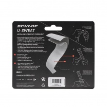 Dunlop Overgrip U Sweat 0.5mm - moisture-absorbing, grippy - black - 3 pieces